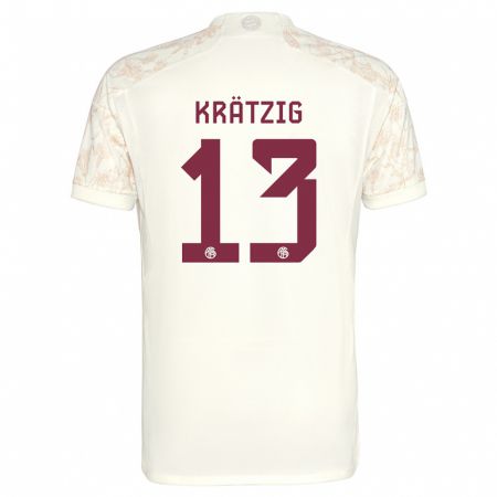 Kandiny Muži Frans Krätzig #13 Off White Dresy Tretia Csapatmez 2023/24 Triĭká
