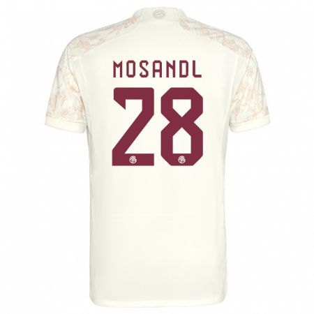 Kandiny Muži Moritz Mosandl #28 Off White Dresy Tretia Csapatmez 2023/24 Triĭká