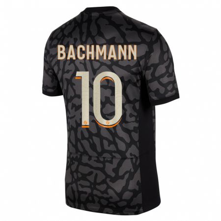 Kandiny Muži Ramona Bachmann #10 Čierna Dresy Tretia Csapatmez 2023/24 Triĭká