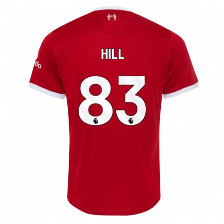 Kandiny Ženy Tom Hill #83 Červená Dresy Hazai Csapatmez 2023/24 Triĭká