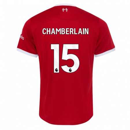 Kandiny Ženy Alex Oxlade Chamberlain #15 Červená Dresy Hazai Csapatmez 2023/24 Triĭká