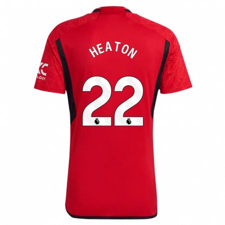 Kandiny Ženy Tom Heaton #22 Červená Dresy Hazai Csapatmez 2023/24 Triĭká