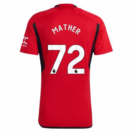 Kandiny Ženy Sam Mather #72 Červená Dresy Hazai Csapatmez 2023/24 Triĭká
