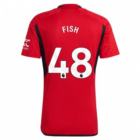 Kandiny Ženy Will Fish #48 Červená Dresy Hazai Csapatmez 2023/24 Triĭká