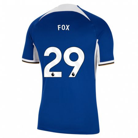 Kandiny Ženy Jorja Fox #29 Modrá Dresy Hazai Csapatmez 2023/24 Triĭká