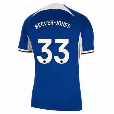 Kandiny Ženy Aggie Beever-Jones #33 Modrá Dresy Hazai Csapatmez 2023/24 Triĭká