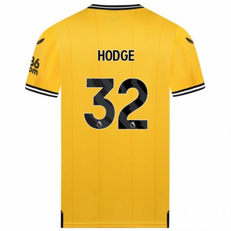Kandiny Ženy Joe Hodge #32 Žltá Dresy Hazai Csapatmez 2023/24 Triĭká