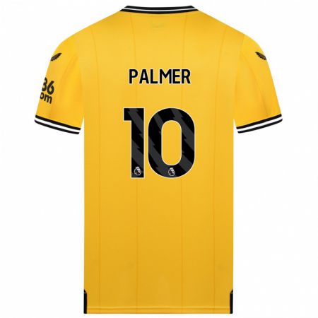 Kandiny Ženy Jamila Palmer #10 Žltá Dresy Hazai Csapatmez 2023/24 Triĭká