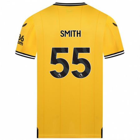 Kandiny Ženy Jackson Smith #55 Žltá Dresy Hazai Csapatmez 2023/24 Triĭká