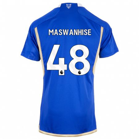 Kandiny Ženy Tawanda Maswanhise #48 Kráľovská Modrá Dresy Hazai Csapatmez 2023/24 Triĭká