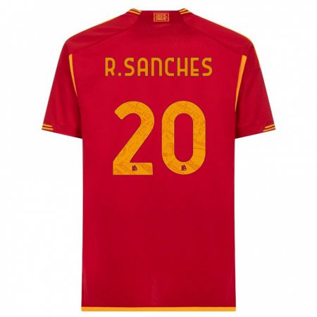 Kandiny Ženy Renato Sanches #20 Červená Dresy Hazai Csapatmez 2023/24 Triĭká