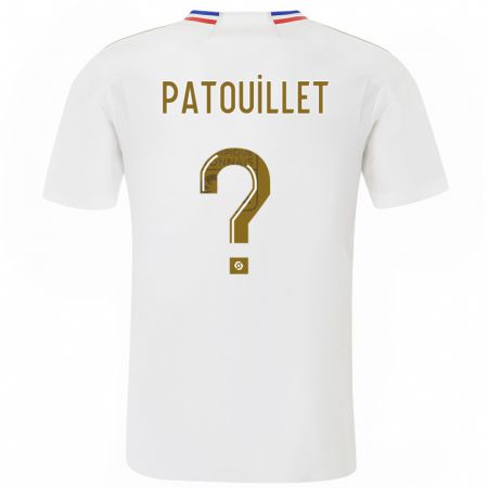 Kandiny Ženy Mathieu Patouillet #0 Biely Dresy Hazai Csapatmez 2023/24 Triĭká