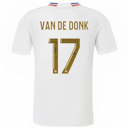 Kandiny Ženy Danielle Van De Donk #17 Biely Dresy Hazai Csapatmez 2023/24 Triĭká