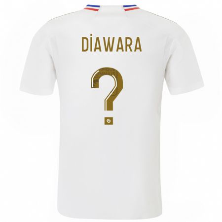 Kandiny Ženy Tidiane Diawara #0 Biely Dresy Hazai Csapatmez 2023/24 Triĭká