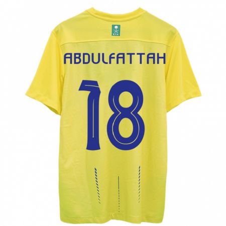 Kandiny Ženy Abdulfattah Adam #18 Žltá Dresy Hazai Csapatmez 2023/24 Triĭká