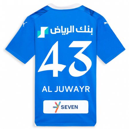 Kandiny Ženy Musab Al-Juwayr #43 Modrá Dresy Hazai Csapatmez 2023/24 Triĭká