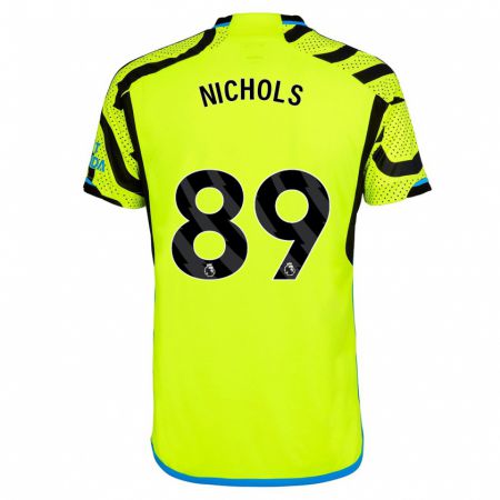 Kandiny Ženy Josh Nichols #89 Žltá Dresy Idegenbeli Csapatmez 2023/24 Triĭká