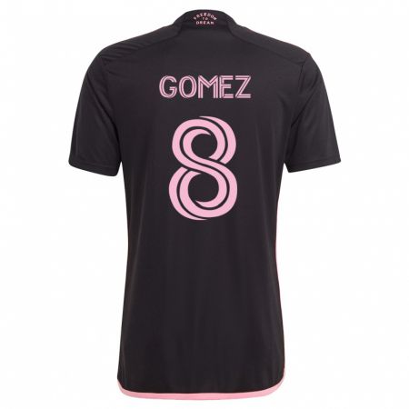 Kandiny Ženy Diego Gómez #8 Čierna Dresy Idegenbeli Csapatmez 2023/24 Triĭká