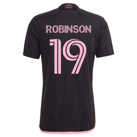 Kandiny Ženy Robbie Robinson #19 Čierna Dresy Idegenbeli Csapatmez 2023/24 Triĭká