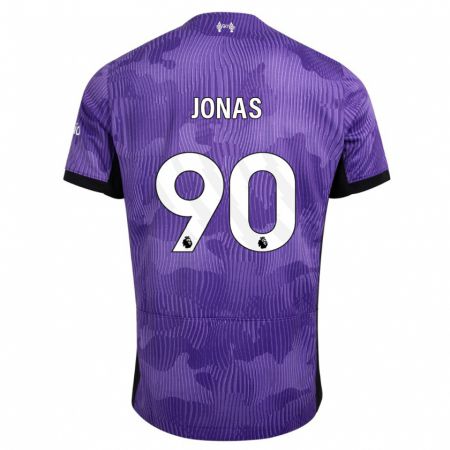 Kandiny Ženy Lee Jonas #90 Fialová Dresy Tretia Csapatmez 2023/24 Triĭká