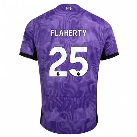 Kandiny Ženy Gilly Flaherty #25 Fialová Dresy Tretia Csapatmez 2023/24 Triĭká