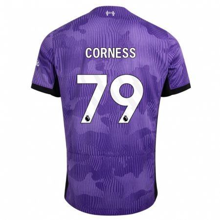 Kandiny Ženy Dominic Corness #79 Fialová Dresy Tretia Csapatmez 2023/24 Triĭká
