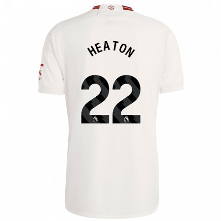 Kandiny Ženy Tom Heaton #22 Biely Dresy Tretia Csapatmez 2023/24 Triĭká