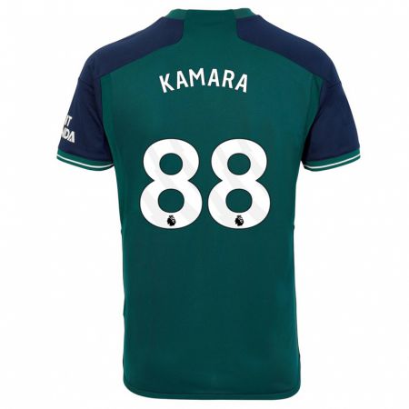 Kandiny Ženy Osman Kamara #88 Zelená Dresy Tretia Csapatmez 2023/24 Triĭká