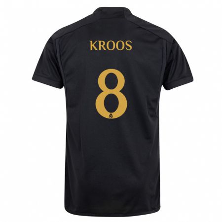 Kandiny Ženy Toni Kroos #8 Čierna Dresy Tretia Csapatmez 2023/24 Triĭká
