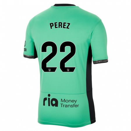 Kandiny Ženy Pablo Pérez #22 Jarná Zelená Dresy Tretia Csapatmez 2023/24 Triĭká