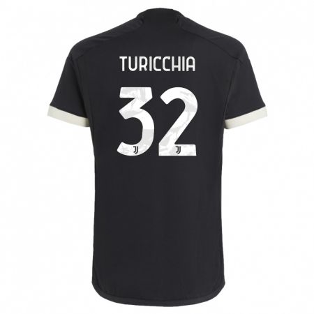 Kandiny Ženy Riccardo Turicchia #32 Čierna Dresy Tretia Csapatmez 2023/24 Triĭká