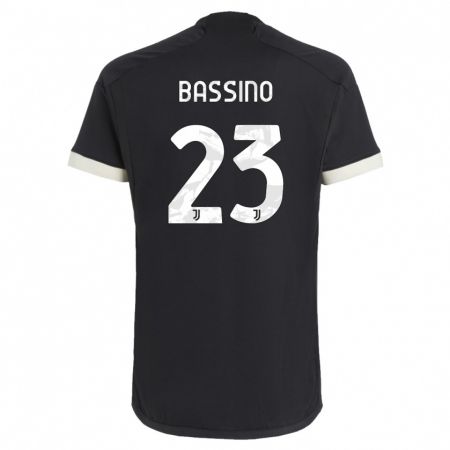 Kandiny Ženy Alessandro Bassino #23 Čierna Dresy Tretia Csapatmez 2023/24 Triĭká