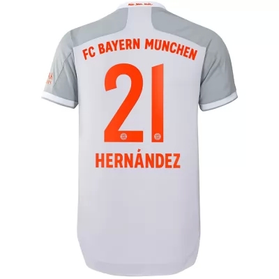 Muži Futbal Lucas Hernandez #21 Vonkajší Šedá Dresy 2020/21 Košele Dres