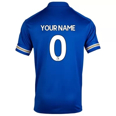 Muži Futbal Tvoje Meno #0 Vonkajší Modrá Dresy 2020/21 Košele Dres