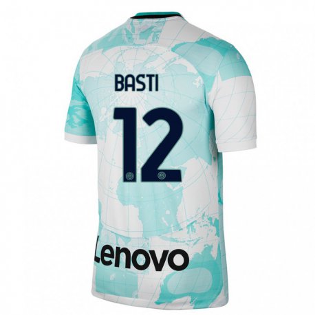 Kandiny Muži Matteo Basti #12 Svetlozelená Biely Dresy Tretia Csapatmez 2022/23 Dres