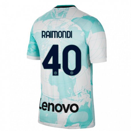 Kandiny Muži Paolo Raimondi #40 Svetlozelená Biely Dresy Tretia Csapatmez 2022/23 Dres