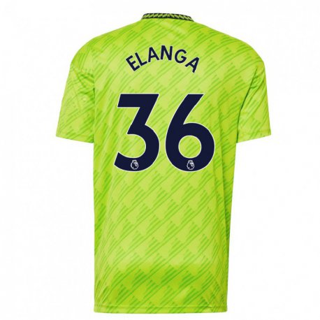 Kandiny Muži Anthony Elanga #36 Svetlozelená Dresy Tretia Csapatmez 2022/23 Dres
