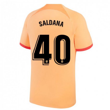 Kandiny Muži Jose Saldana #40 Svetlooranžový Dresy Tretia Csapatmez 2022/23 Dres