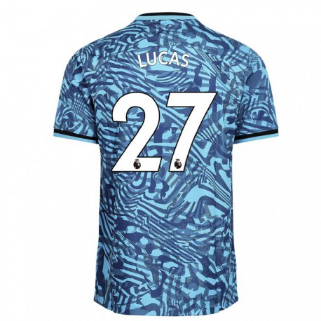 Kandiny Muži Lucas Moura #27 Modrá Tmavomodrá Dresy Tretia Csapatmez 2022/23 Dres