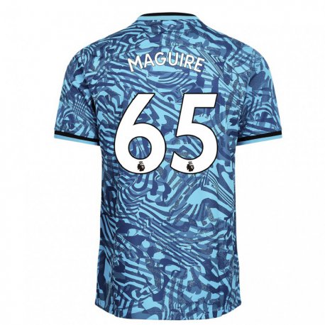 Kandiny Muži Aaron Maguire #65 Modrá Tmavomodrá Dresy Tretia Csapatmez 2022/23 Dres