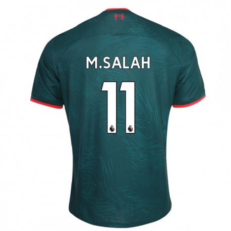 Kandiny Ženy Mohamed Salah #11 Tmavozelený Dresy Tretia Csapatmez 2022/23 Dres