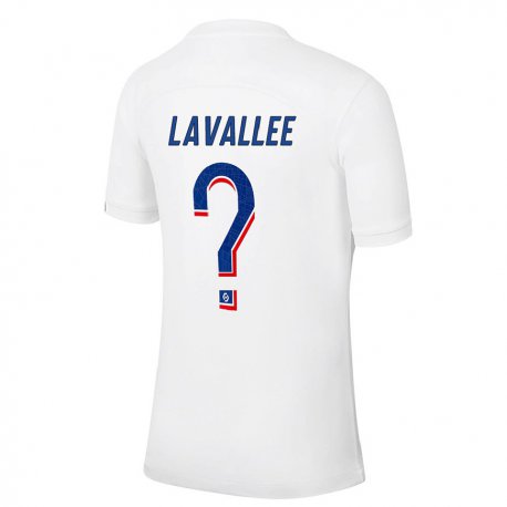 Kandiny Ženy Lucas Lavallee #0 Biela Modrá Dresy Tretia Csapatmez 2022/23 Dres