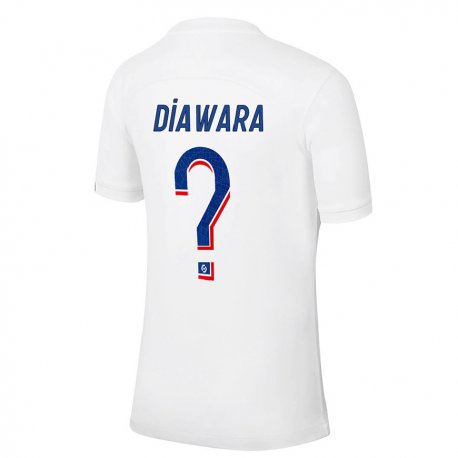 Kandiny Ženy Mahamadou Diawara #0 Biela Modrá Dresy Tretia Csapatmez 2022/23 Dres