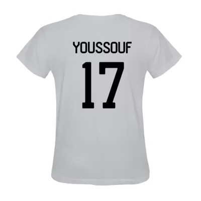 Muži Benjaloud Youssouf #17 Biely Dresy Košele Dres