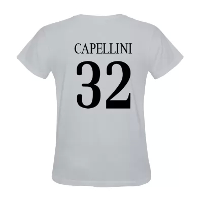 Muži Nicola Capellini #32 Biely Dresy Košele Dres