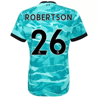 Ženy Futbal Andrew Robertson #26 Vonkajší Modrá Dresy 2020/21 Košele Dres